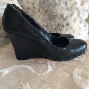 Cole Haan black wedge